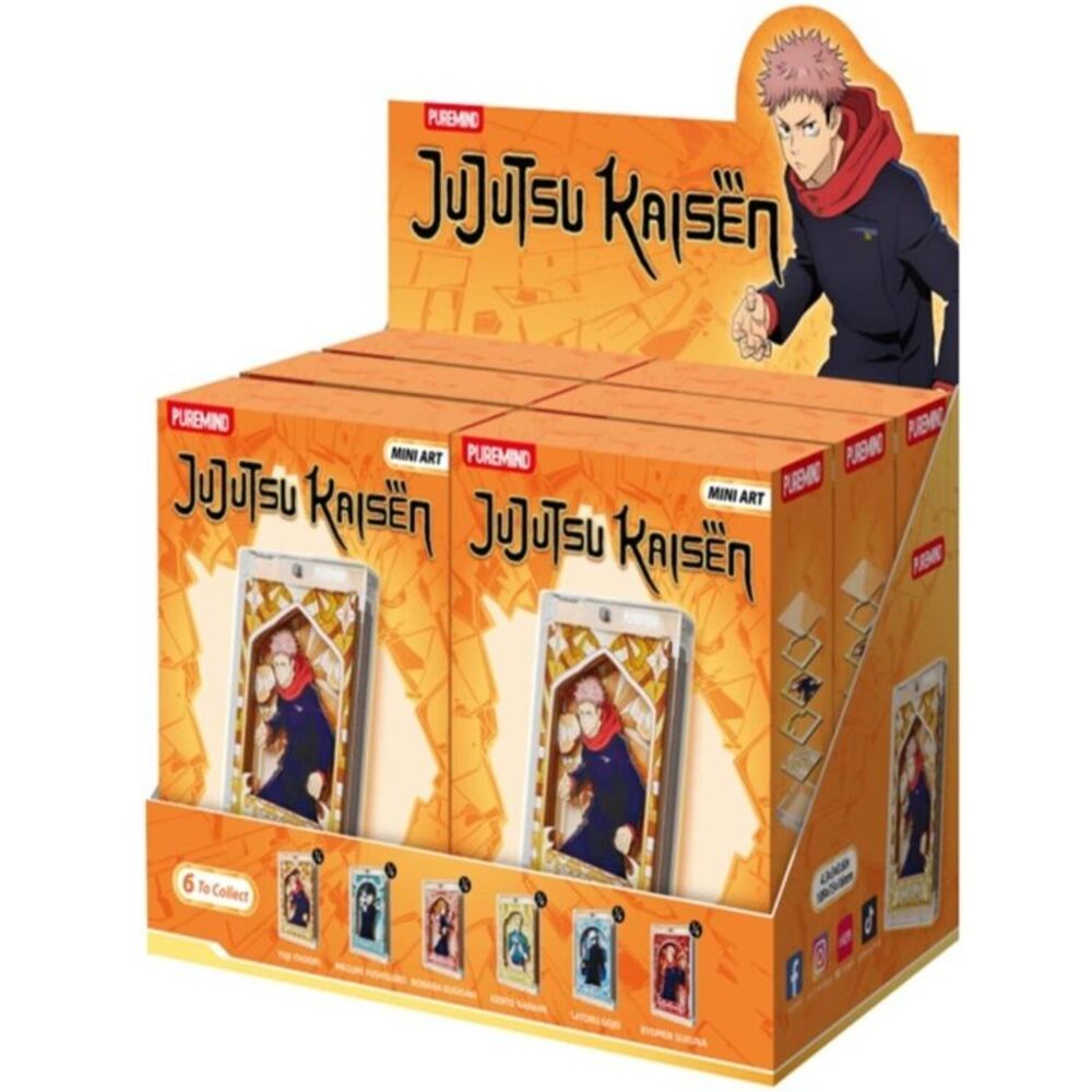 Jujutsu Kaisen - 6pc Sorcery Prism Pane Blind Box PDQ  COLLECTIBLES
